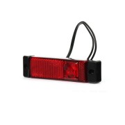 Svítilna obrysová LED, W45 červená, zadní